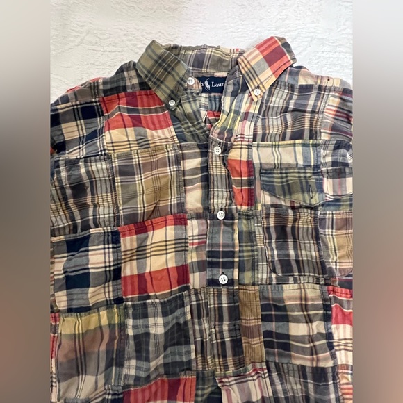 Ralph Lauren 90s Vintage Madras Shirt - Picture 4 of 6